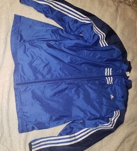Adidas jacket windbreaker lined L